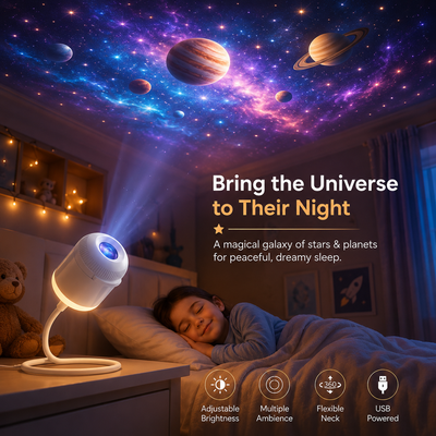 HD Holographic Night Light Projector Realistic Planets, Sea Creatures, Stars and Many More