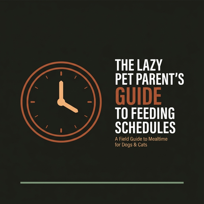 The Lazy Pet Parent's Guide to Feeding Schedules ebook cover