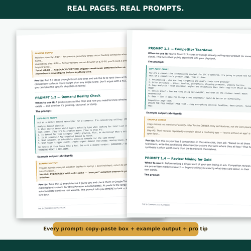 The E-commerce AI Playbook — 90+ Copy-Paste Prompts to Run Your Store Like a Team of Five
