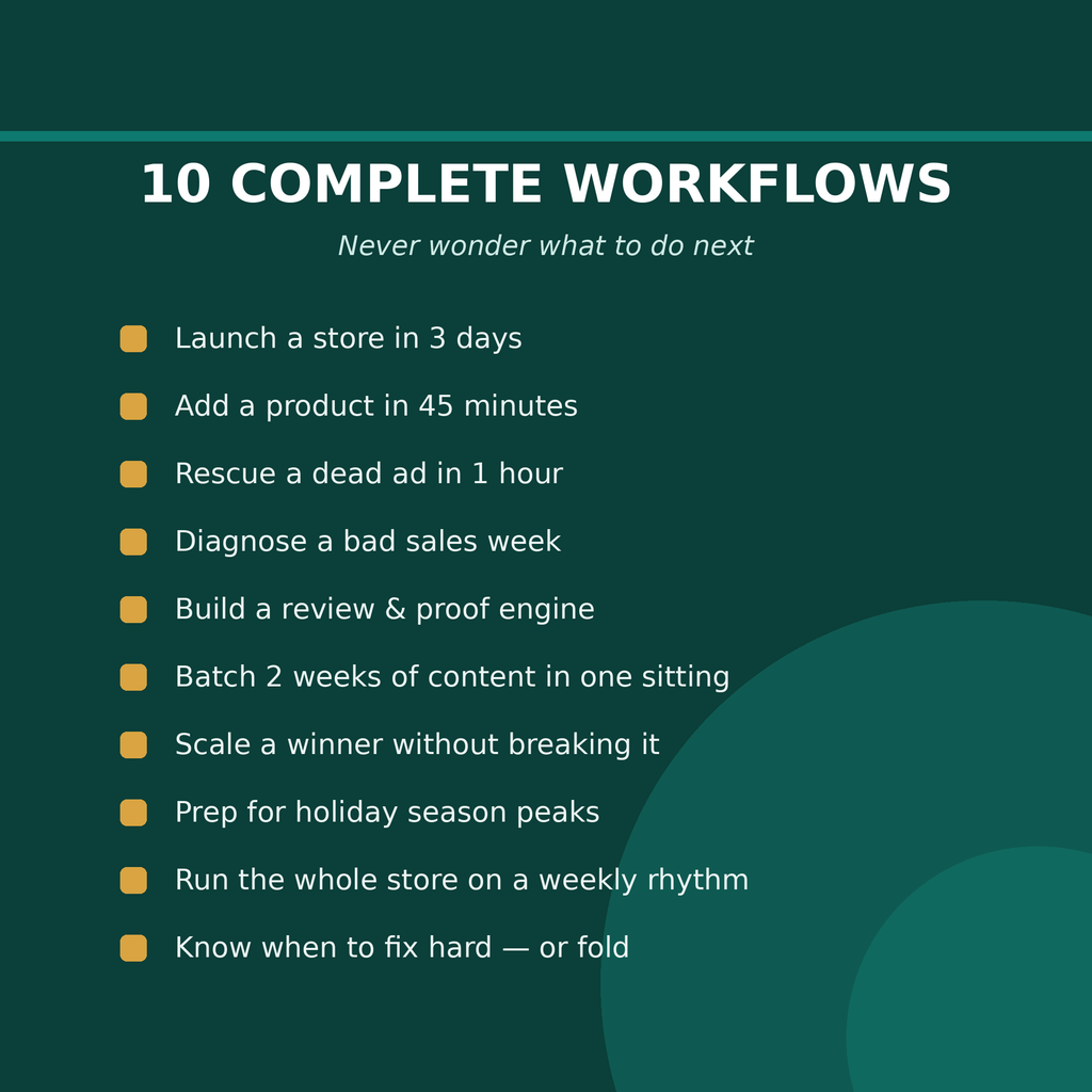 The E-commerce AI Playbook — 90+ Copy-Paste Prompts to Run Your Store Like a Team of Five