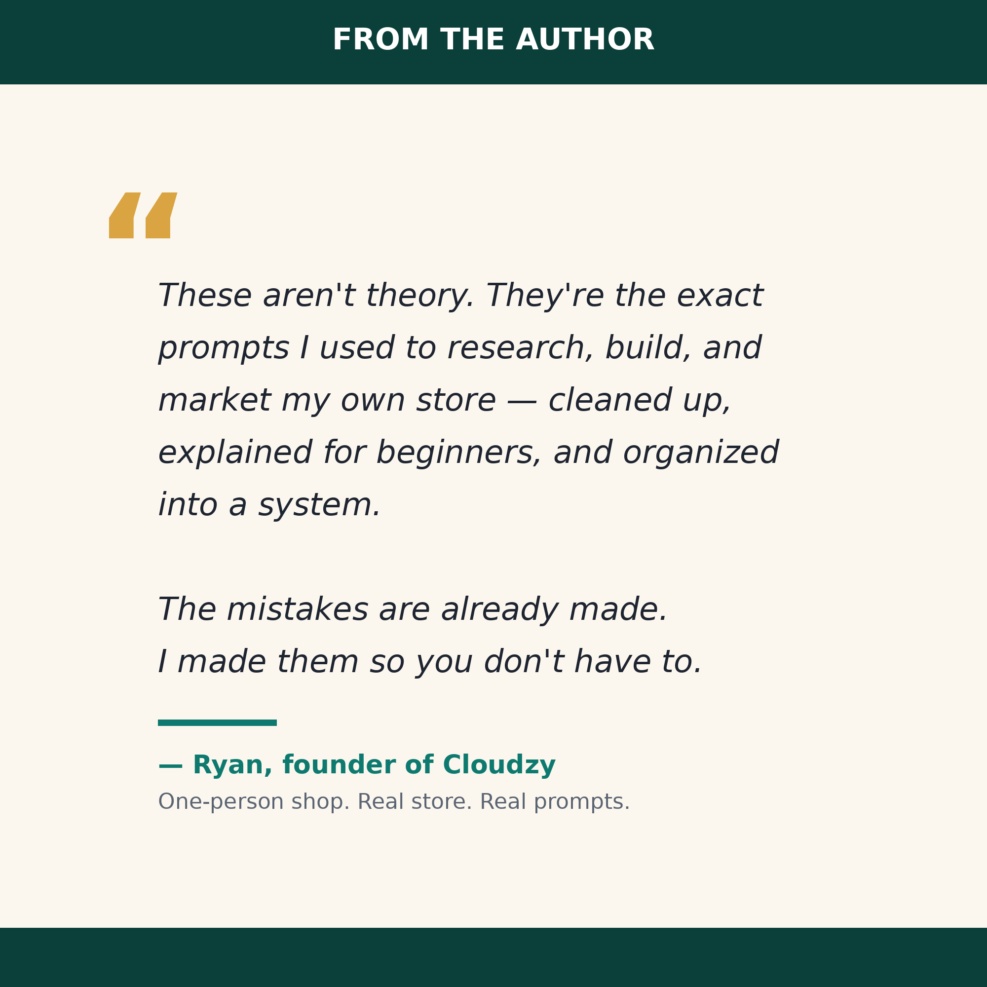 The E-commerce AI Playbook — 90+ Copy-Paste Prompts to Run Your Store Like a Team of Five
